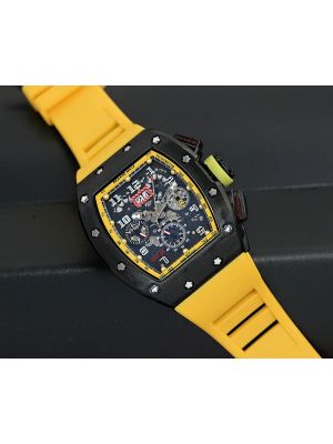 Richard Mille RM 011 Yellow TPT Quartz Automatic Flyback Chronograph watches Pakistan