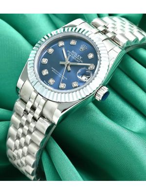 Rolex Datejust 31mm Blue Diamond Dial Women's Watch