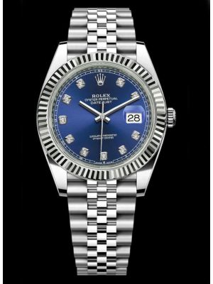 Rolex Datejust 36mm Blue Diamond Dial Jubilee Bracelet Watch