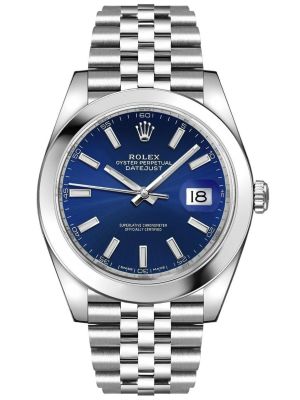 Rolex Datejust 41 Blue Dial Steel Men’s Luxury watches in Pakistan, 