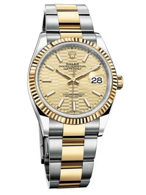 Rolex Datejust 41 Gold Fluted Motif Dial 2021 Watch