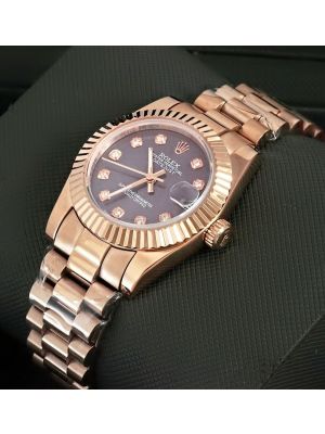 Rolex Datejust Aubergine Diamond dial Watches in Karachi