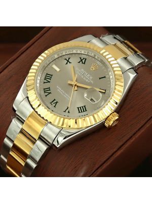Rolex Datejust Grey Dial Men's Watch