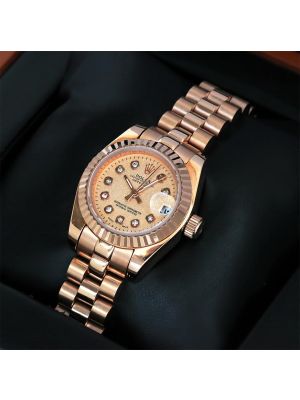 Rolex Datejust Rose Gold Ladies    watches rates in Pakistan