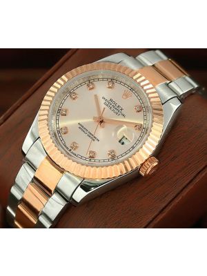 Rolex Datejust Sundust Dial Rose Gold & Stainless Steel Watch