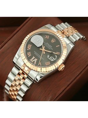 Rolex Datejust Two Tone Swiss Watch