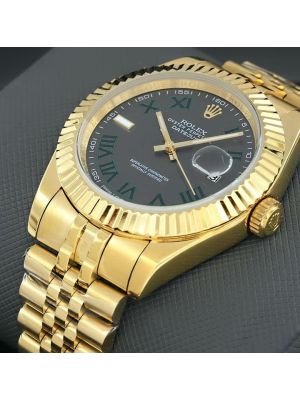 Rolex Datejust  Yellow Gold Slate Roman Dial  Watches in Pakistan