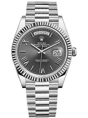 Rolex Day-Date 40 Dark Rhodium Dial Watches