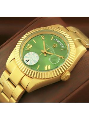 Rolex Day-Date 40 Olive Green Dial Titanium Watch