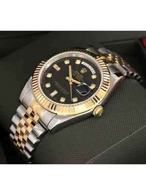 home delivery Rolex Day-Date Black Dial Two Tone  Pakistan,