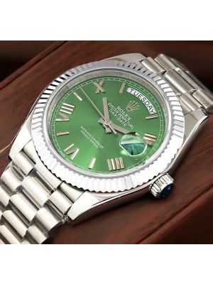 Rolex Day-Date Green Dial Swiss Watch