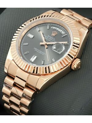 Rolex Day-Date Grey Dial Rose Gold Luxury watches in Pakistan
