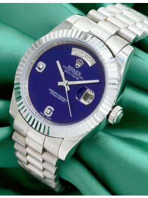 Rolex Day-Date Onyx Blue Dial Watch