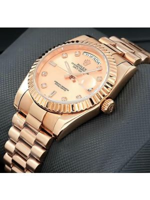 Rolex Day-Date Rose Gold Diamond Dial  Watch Pakistan