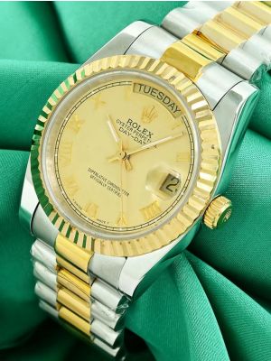 Rolex Day-Date Yellow Gold Roman Dial Watch