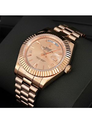 Rolex Day Date 40 Rose Gold Men Watches