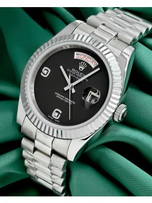 Rolex Day Date Onyx Dial Watch