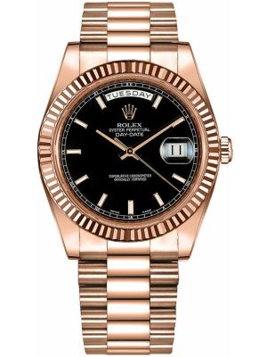 Rolex Day-Date Gold Diamond Pave Dial Watch