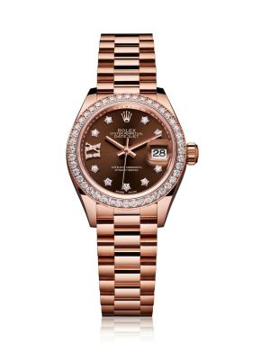 Rolex Lady Datejust Rose Gold Diamond Bezel watches Pakistan