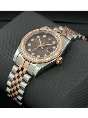 Rolex Lady-Datejust Two Tone Diamond Bezel Watches Online Pakistan‎,