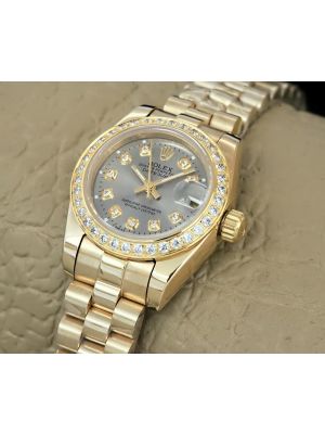 Rolex Lady Datejust Gray Dial  Luxury watches in Pakistan