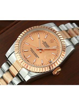 Rolex Lady DateJust Rose Gold Dial Watch