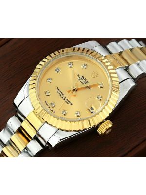 Rolex Lady DateJust with Champagne Dial Watch