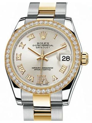 Rolex Lady Datejust Diamond Bezel Two Tone Watch in pakistan