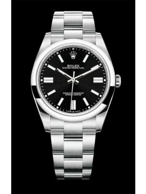 Rolex Oyster Perpetual Black Dial Watch