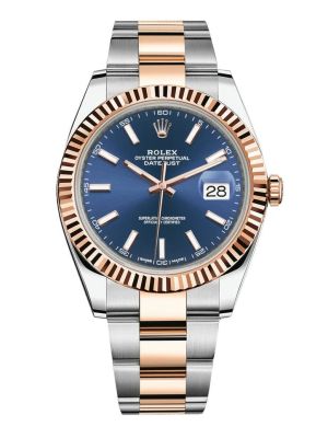 Rolex Oyster Perpetual Datejust 41 Two Tone Blue Dial replica watches in karachi,