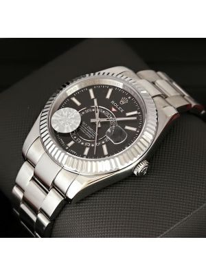 Rolex Sky-Dweller Black Dial Men Watches