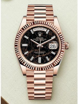 Rolex Day-Date New Eisenkiesel Diamond Dial Watch