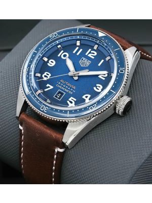 TAG Heuer Autavia Isograph Blue Dial Swiss Watch