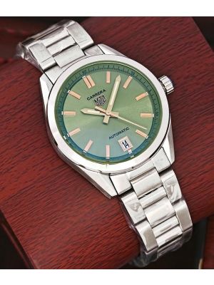 TAG Heuer Carrera Calibre 5 Olive Dial Watch