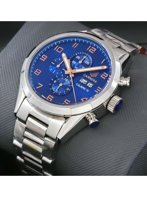 Tag Heuer Carrera Calibre 16 Chronograph Blue Dial Watch