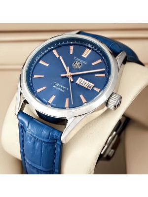 TAG Heuer Carrera Calibre 5 Day-Date Blue  Watches