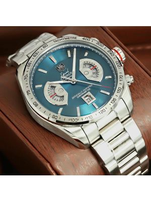 Tag Heuer Grand Carrera Calibre 17 Blue Dial Watch