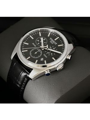 Tissot PR100 Chronograph Black Dial Men’s Replica Watches in Lahore, 