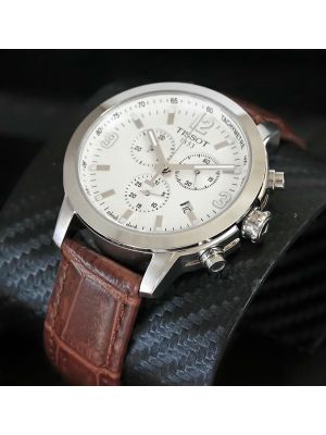 Tissot PRC 200 Chronograph White Dial Watches 