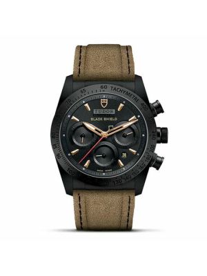 Tudor Fastrider Blackshield Alcantara Strap Ceramic Watch