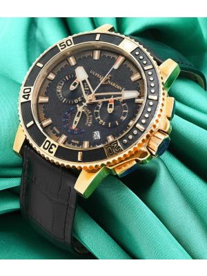 Ulysse Nardin Marine Diver Black Sea Chronograph Watch