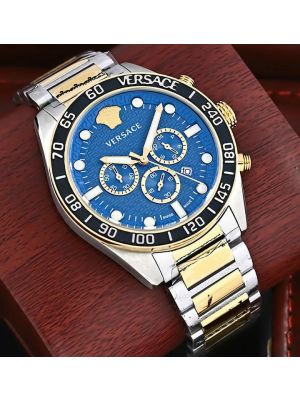 Versace Greca Dome Chrono Watch