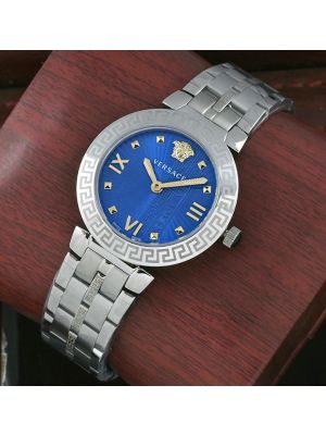 Versace Greca Icon Quartz Blue Dial Ladies Watch