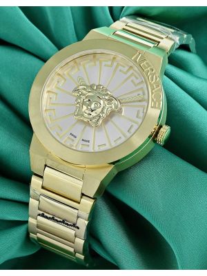 Versace Medusa Infinite Gold-Tone Bracelet Watch