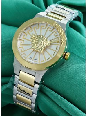 Versace Medusa Infinite Unisex Two Tone Watch