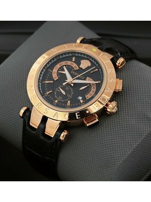  Versace Wrist V-racechrono Black Dial Plate Mens Watches,
